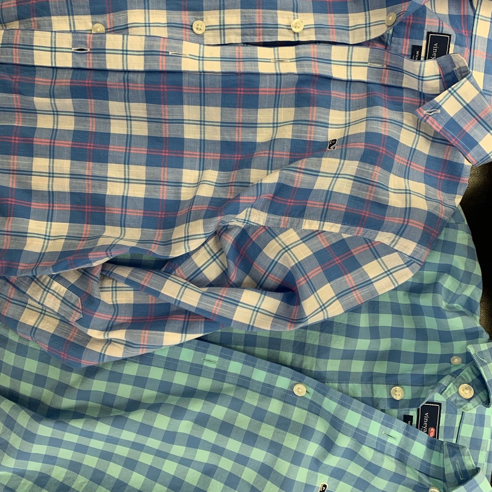 Vineyard Vines Boys shirts 9/10